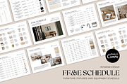Interior Design FF&E Schedule, a Presentation Template by ShopRShop (Thumbnail 1 of 9)