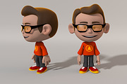 Cartoon Character / Tommy, a Characters & Person 3D Model by CGPitbull (Thumbnail 3 of 4)