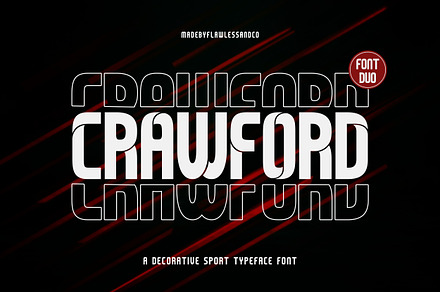 Crawford - Display Font, a Sans Serif Font by Flawless And Co