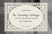 The Sunday Cottage - Handwritten Duo, a Handwritten Font by etigletters (Thumbnail 1 of 11)