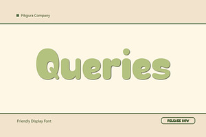 Queries - Bubble Handwritten Font