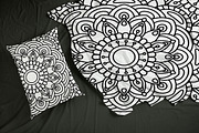 100 Mandalas Seamless Patterns, a Pattern Graphic by Elinorka (Thumbnail 4 of 23)