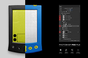 Retro Mobile Device Mockup Bundle, a Device Mockup by FLYERWRK (Thumbnail 4 of 11)
