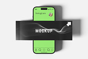 Instagram Carousel Mockup, a Product Mockup by safrizalstudio (Thumbnail 2 of 4)