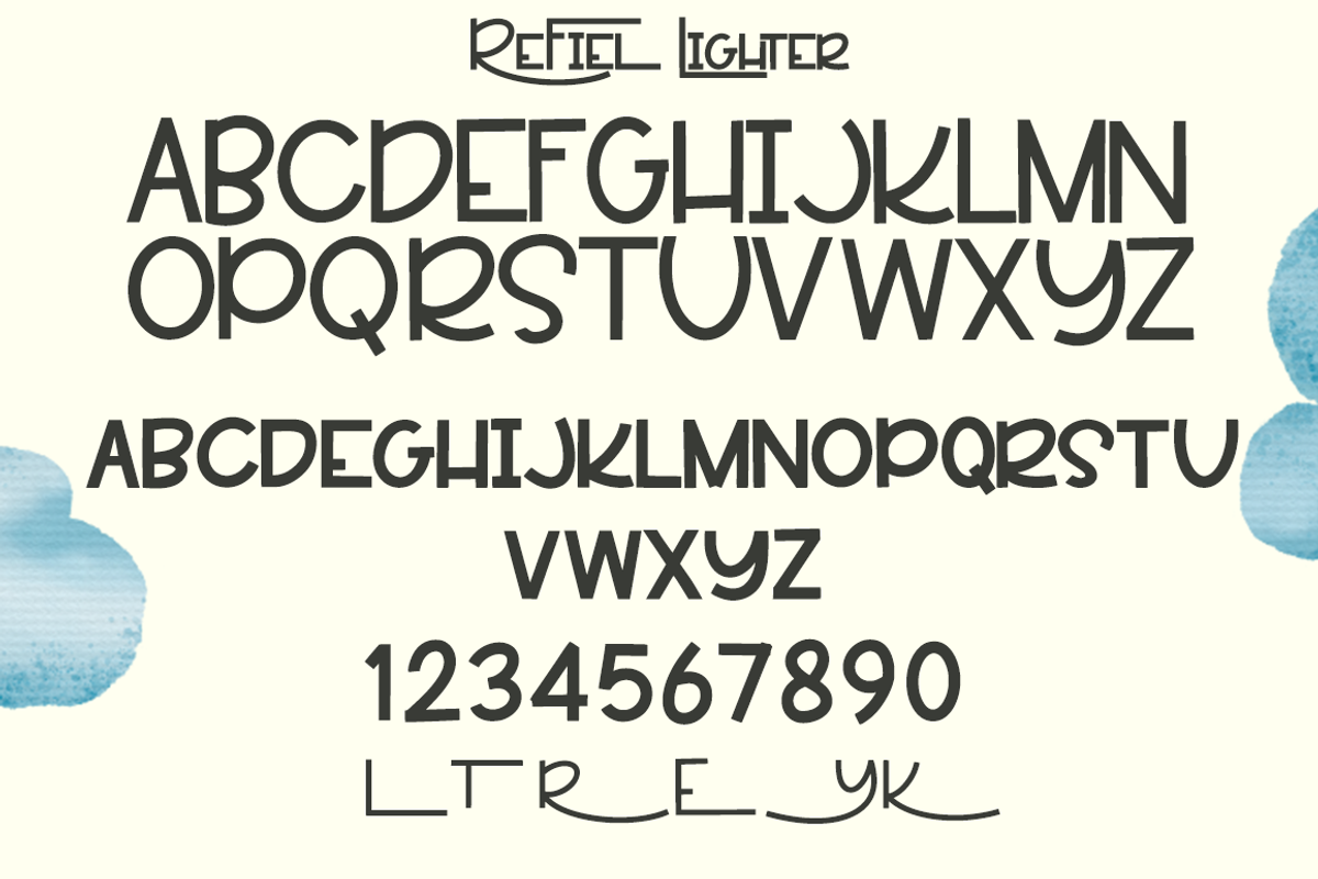 Refiel Lighter, a Handwritten Font by cocodesign (Photo 5 of 8)