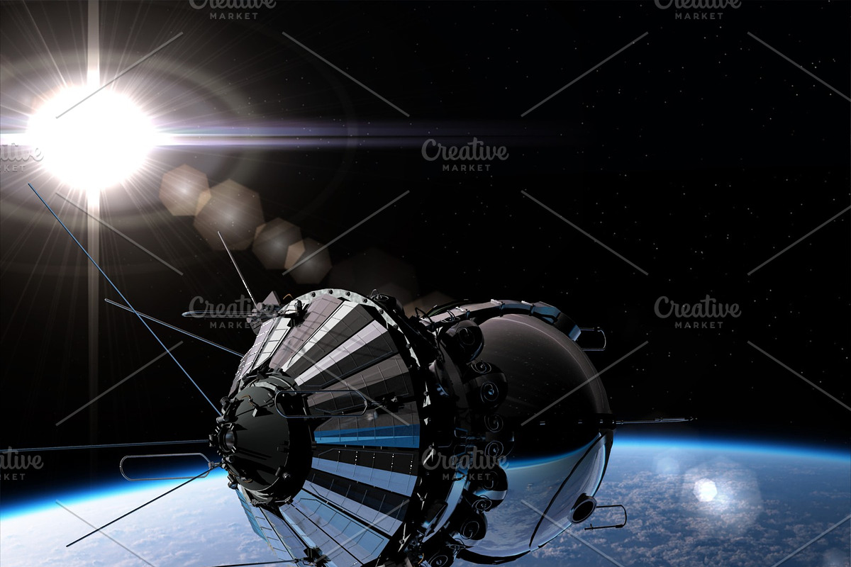 Russian Spaceship Vostok 1, a Cars & Vehicle 3D Model by Mechanik (Photo 1 of 17)