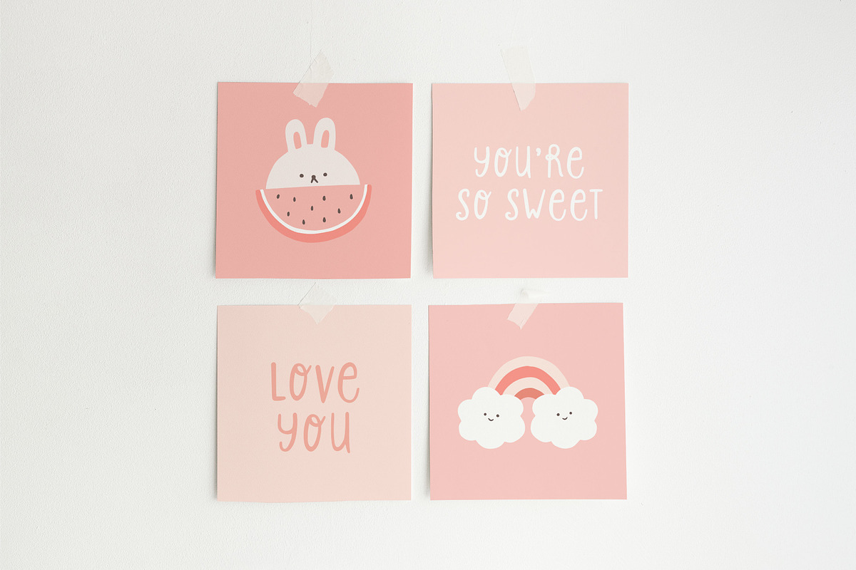 Honey Bunny | Handwritten font, a Font by JuliaVolkova (Photo 4 of 9)