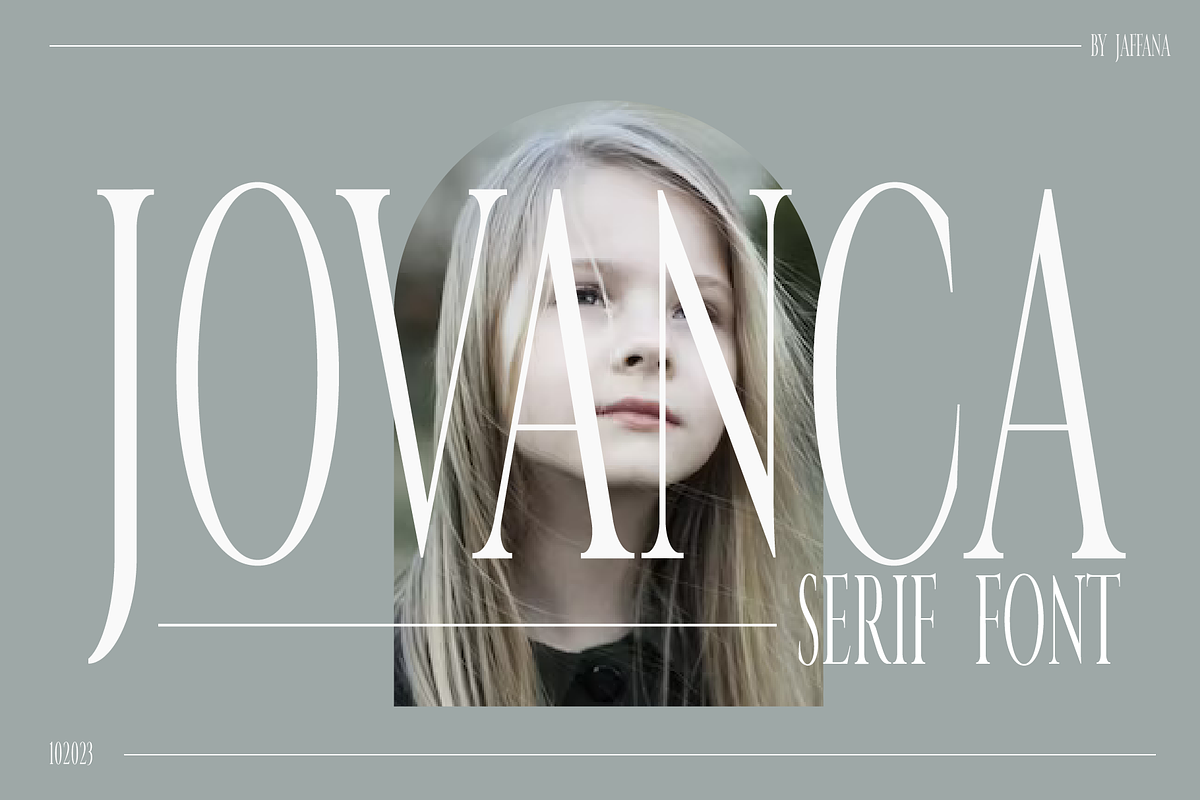 jovanca, a Serif Font by jaffana.co (Photo 1 of 5)
