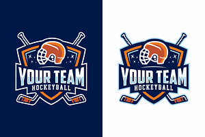 Vector Hockey Logo And Badge