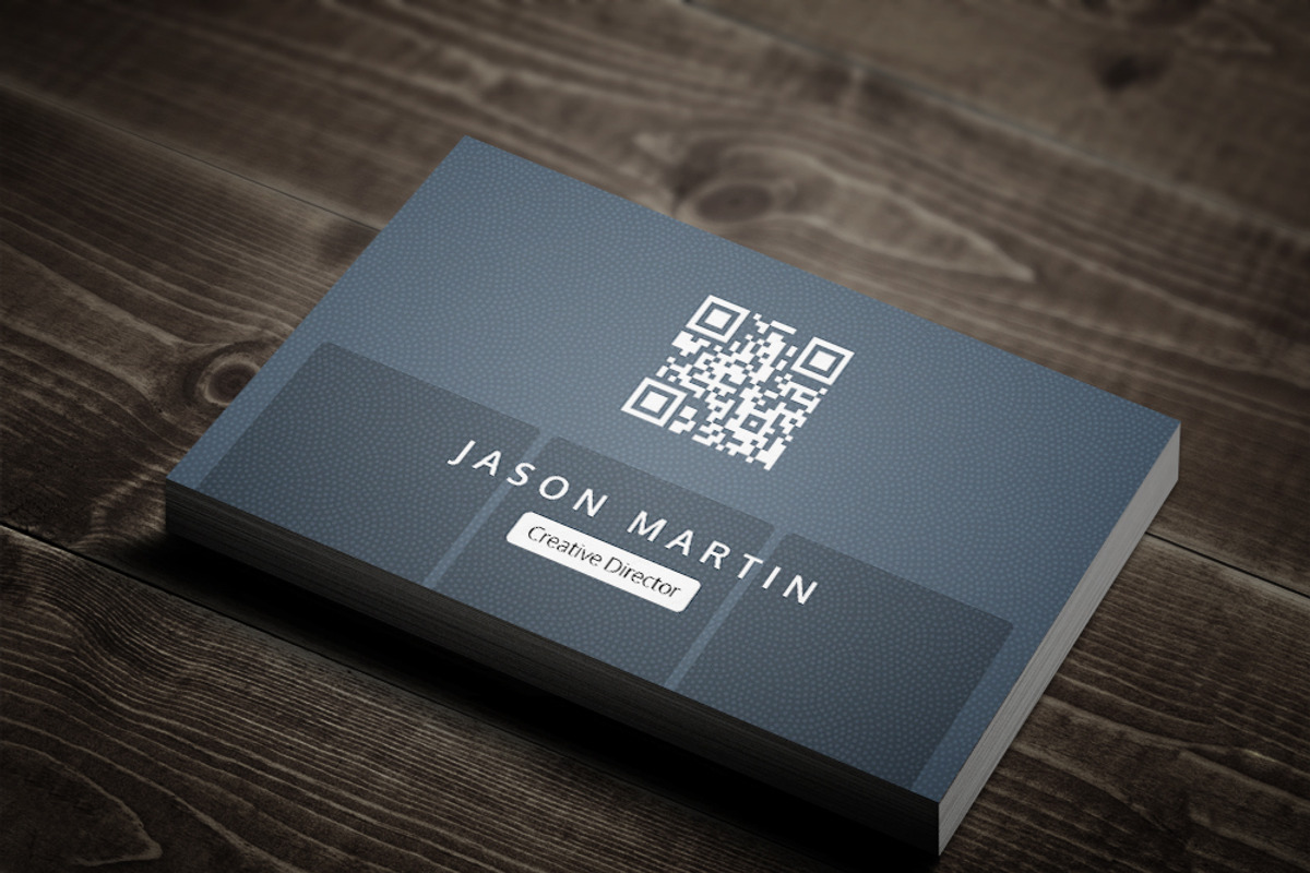 Clean Minimal Dotted Business Card, a Business Card Template by bouncy (Photo 3 of 4)