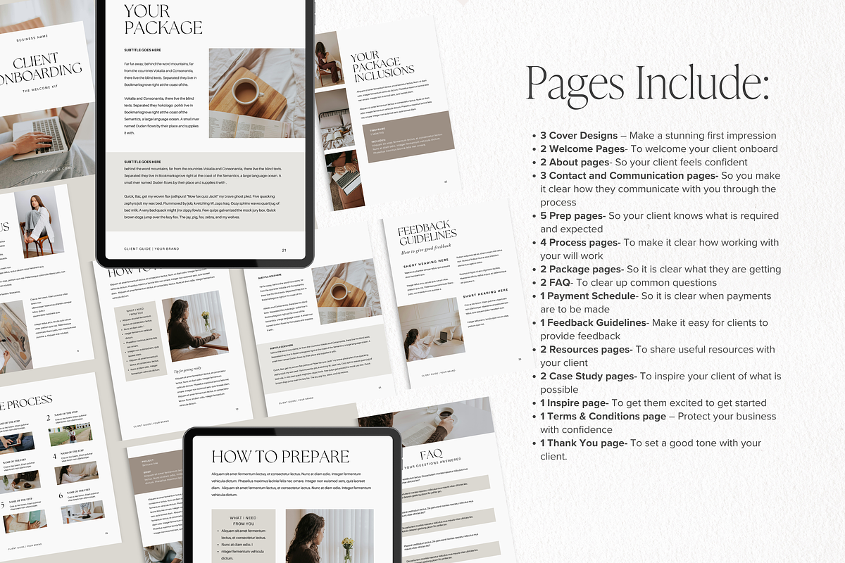 Client Onboarding Welcome Template, a Marketing Template by Tabitha Emma (Photo 7 of 9)