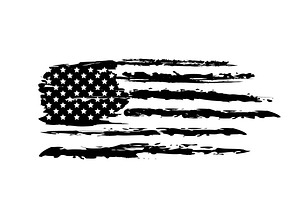 Grunge USA Flag SVG