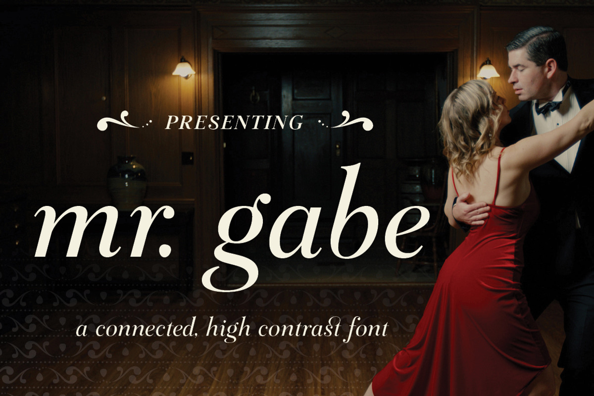 Mr Gabe Italic, a Serif Font by Leksen Design (Photo 7 of 7)