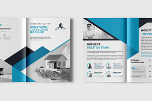 5.5x8.5 Brochure / Catalogue Mockup