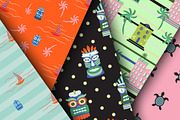 Aloha! Seamless Patterns Set, a Pattern Graphic by InaCorart (Thumbnail 3 of 5)