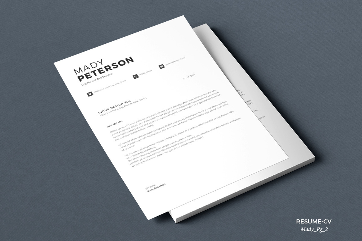 Resume Mady, a Resume Template by Astut (Photo 5 of 5)