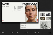 LUMI | Portfolio, a Presentation Template by Viva Agency (Thumbnail 1 of 10)