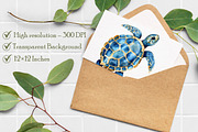 Watercolor Ocean Animals Clipart, an Illustration by Libby Wishes (Thumbnail 7 of 7)