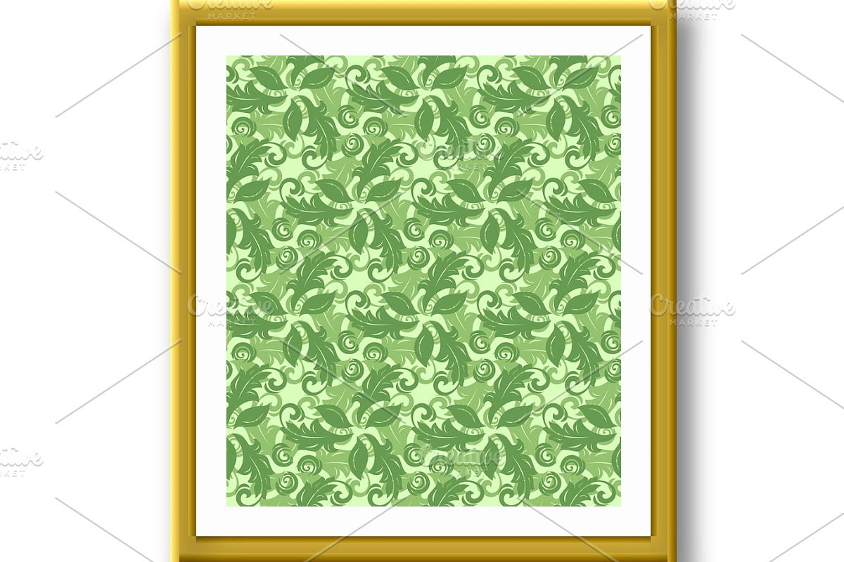 Floral Seamless Vector Pattern With, a Pattern Graphic by FineArtStudio (Photo 2 of 3)