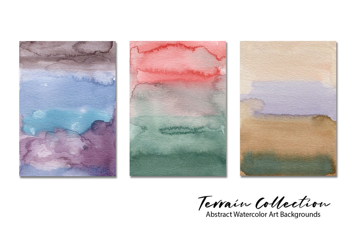 Terrain Watercolor Abstract Textures, a Texture Graphic by Marmoris.Arts (Photo 14 of 20)