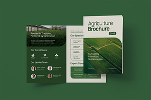 Agriculture Bifold Brochure, a Brochure Template by graphicook