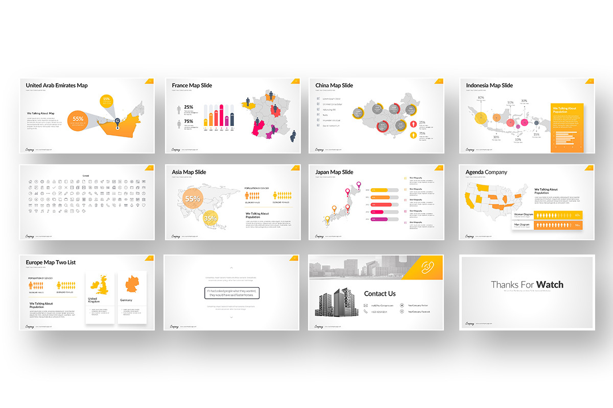 Company Market Powerpoint, a Presentation Template by Stock Shape (Photo 7 of 7)