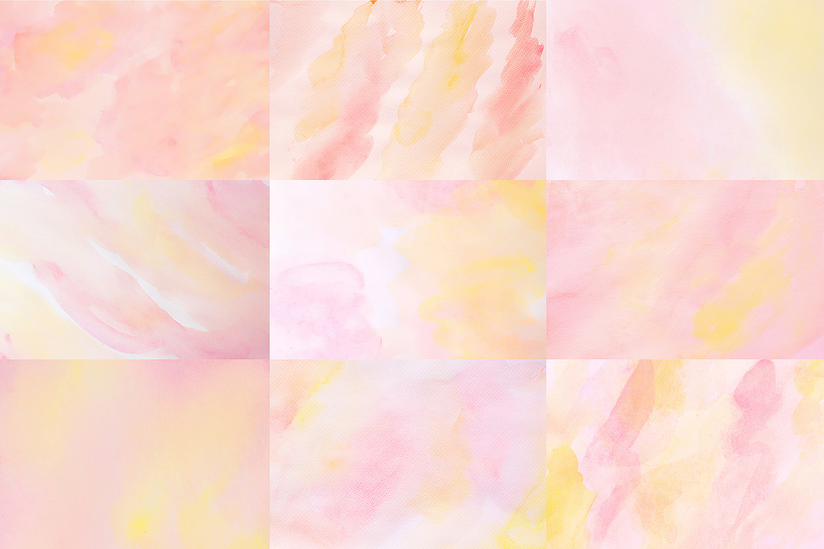 Watercolor pastel paper textures, a Texture Graphic by Anntuan (Photo 3 of 10)