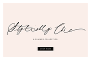 Wild Magnolia Luxury Script, a Script Font by theinkaffair (Thumbnail 9 of 13)