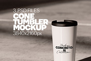 White Straight Tumbler Mockup, a Merchandise Mockup by Banana Mockups (Thumbnail 1 of 5)