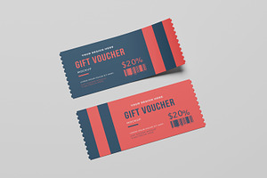 Gift Voucher Mockup