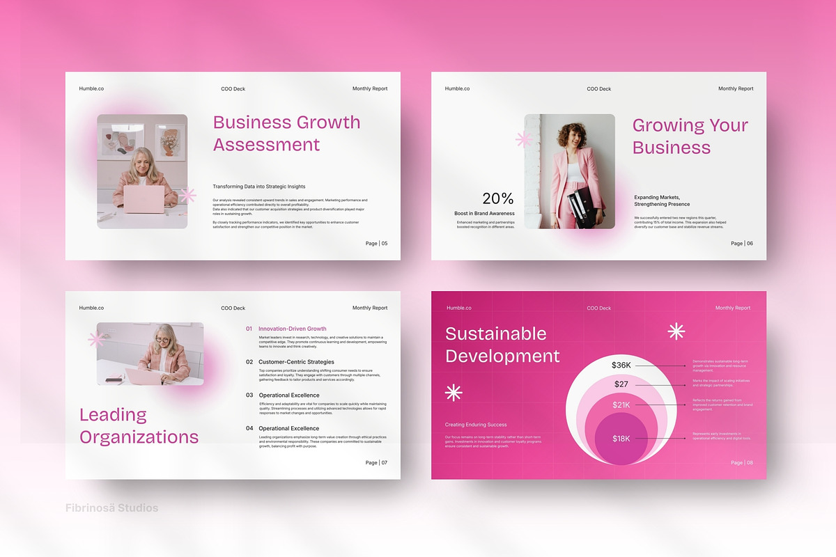 Performance Report, a Presentation Template by FIBRINOSÄ (Photo 5 of 7)