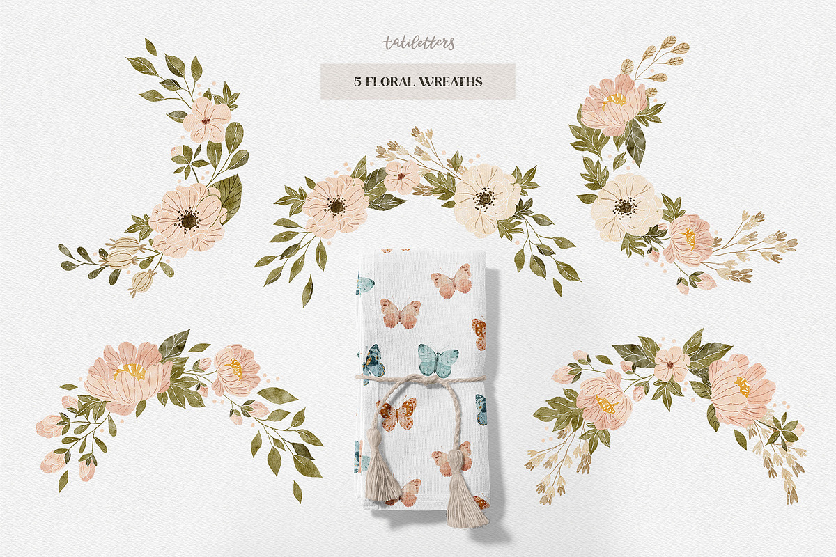 Bloom Butterflies and Flowers, a Decorative Illustration by tatiletters (Photo 11 of 15)