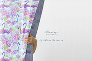 Flamingo Seamless pattern, a Pattern Graphic by Alena Lazareva (Thumbnail 6 of 10)