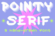 Pointy Serif, a Handwritten Font by Eryn Rose Design (Thumbnail 1 of 18)
