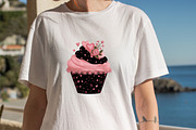 Funny Valentine’s Day Cupcake Clipar, an Illustration by SVGArt (Thumbnail 7 of 8)