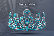 3D Jewelry Icon Set, an Object 3D Model by Flat Icons (Thumbnail 6 of 8)