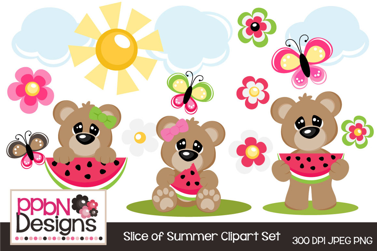 Summer Vectors and Clipart, an Illustration by PPbN Designs (Photo 1 of 2)