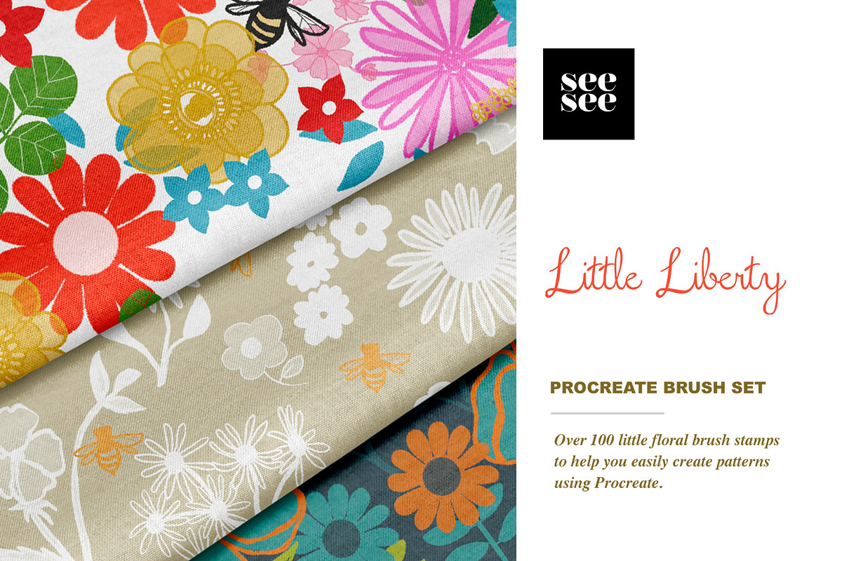 Little Liberty Procreate Brush Set, a Brush Add-On by CC CREATIVE CO (Photo 9 of 12)