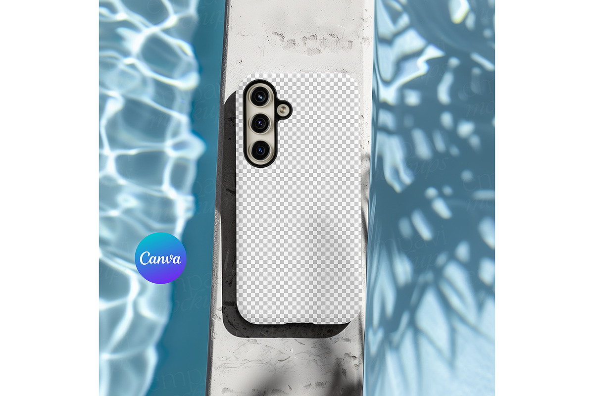 Phone Case Mockup, Galaxy S24 Mockup, an Android Mockup by EmpaviMockups (Photo 5 of 6)