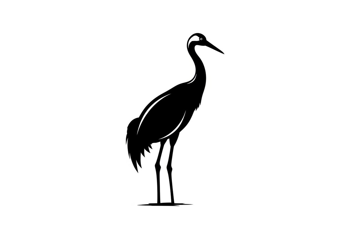 50 Heron Crane Silhouette Bundle, an Illustration by Amazin_art (Photo 3 of 39)