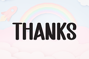 Baby Rainbow | Script Font, a Script Font by Scratchones (Thumbnail 8 of 8)