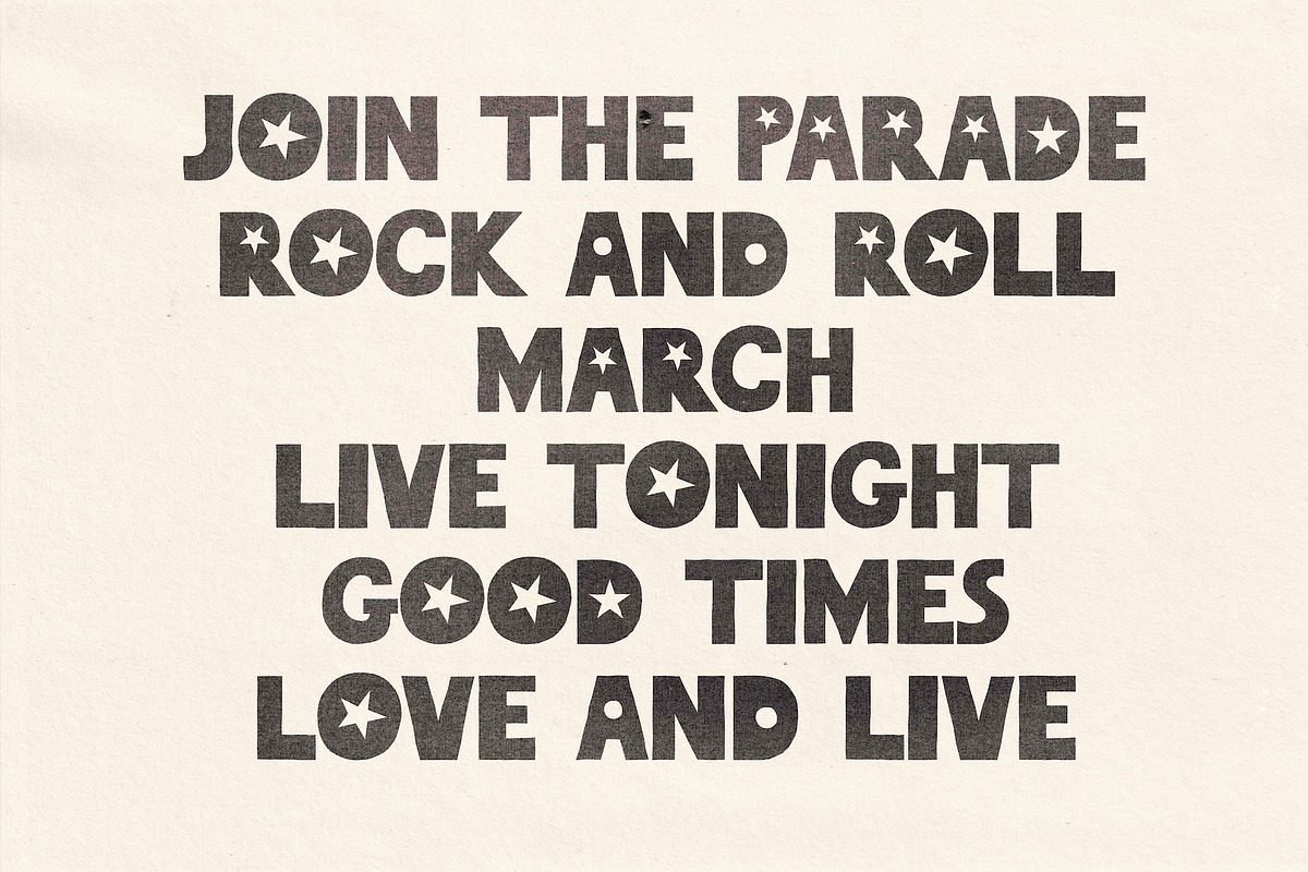 Parade Hand Crafted Font, a Handwritten Font by Madeline ODonoghue Design (Photo 3 of 5)