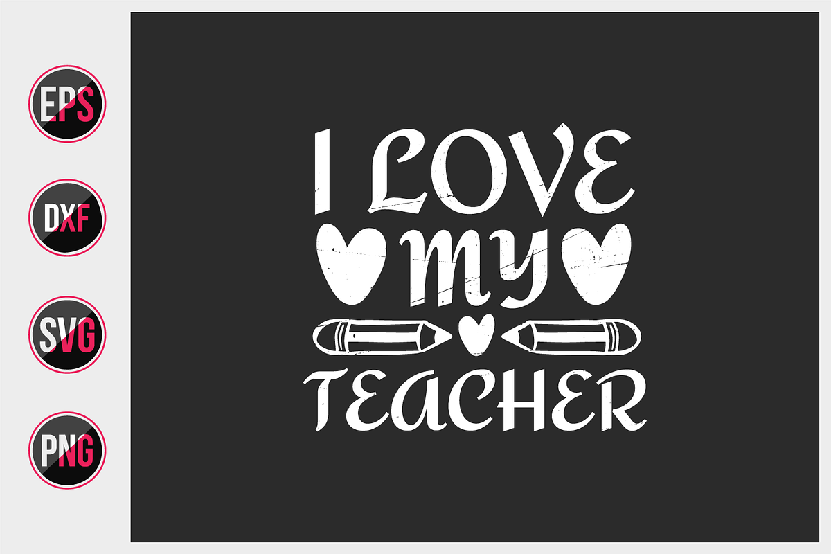 Teacher typographic svg bundle., a Graphic by Uniquesvg99 (Photo 6 of 16)