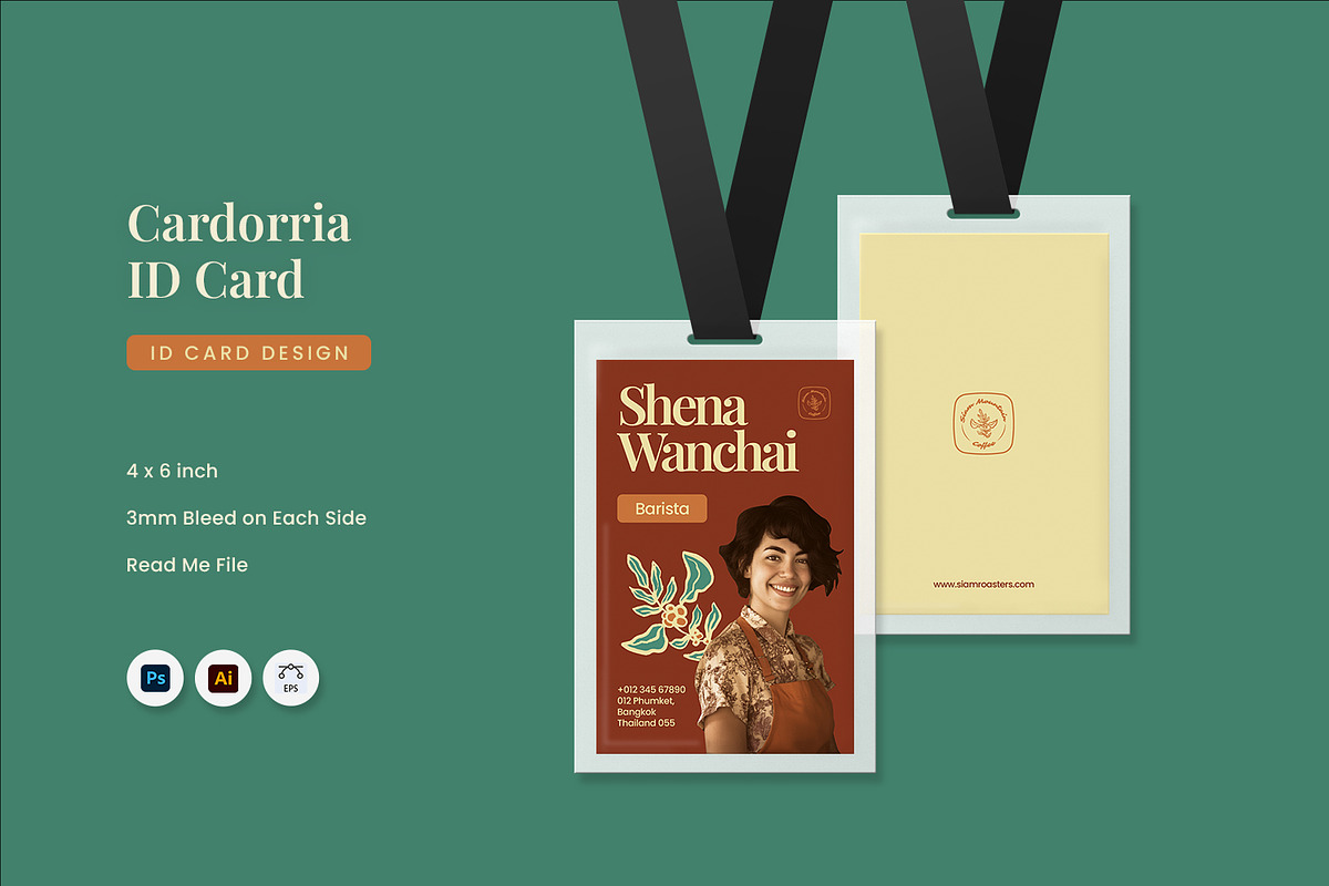 Cardorria - ID Card, a Print Template by Fannan Studio (Photo 1 of 3)