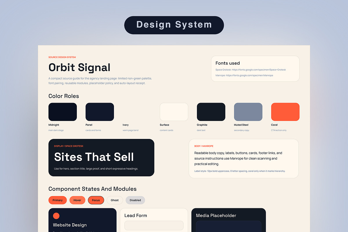 Web Design Agency Landing Page, an UI Kit Template by Pitchlook.Studio (Photo 2 of 3)