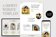 Showit Website Template - Boho, a Websites & App Template by Amanda Pena Design (Thumbnail 1 of 7)