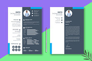 Modern Resume Design Template, a Resume Template by BrandlyTemplate (Thumbnail 3 of 4)