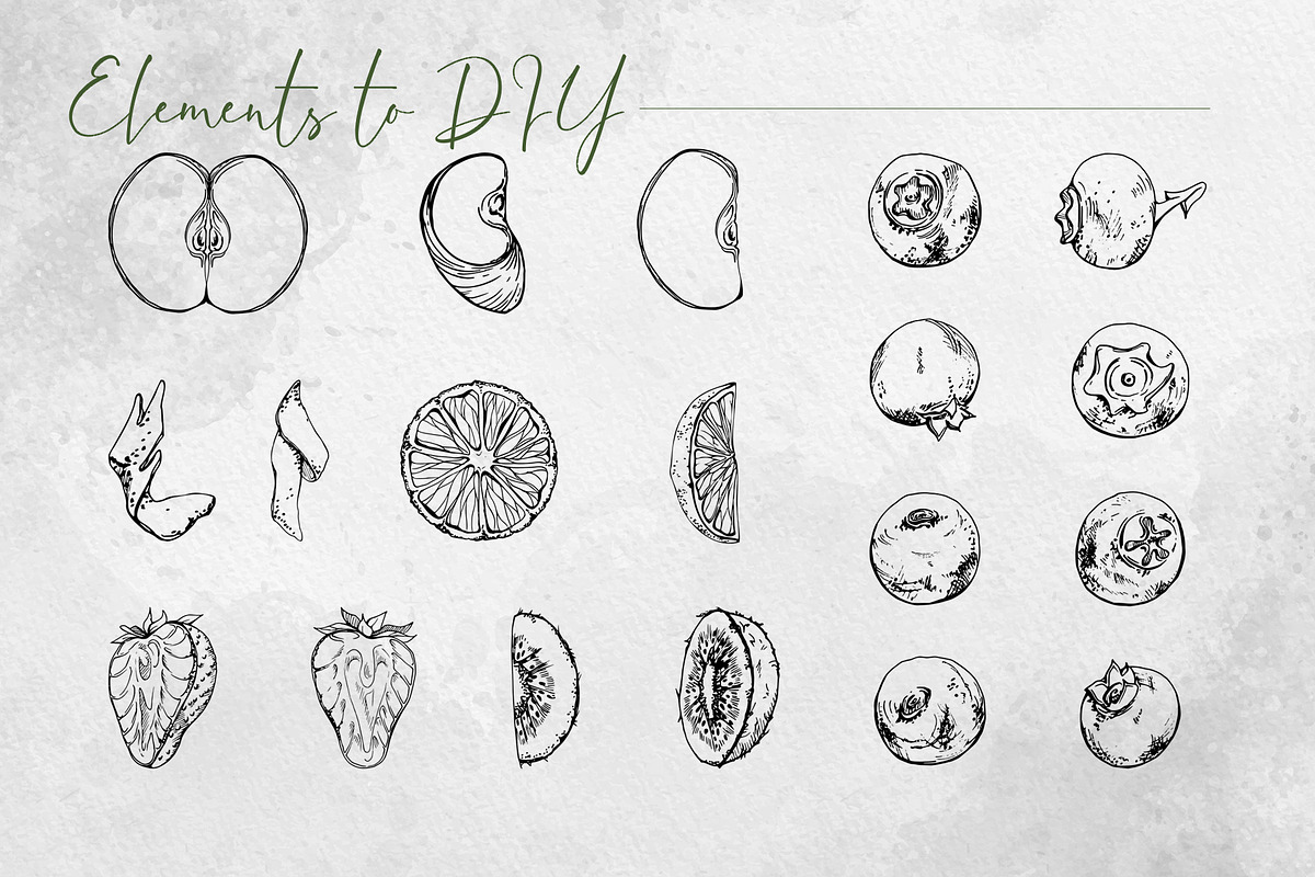 Green detox smoothies, a Food Illustration by MsFlaffy (Photo 4 of 15)