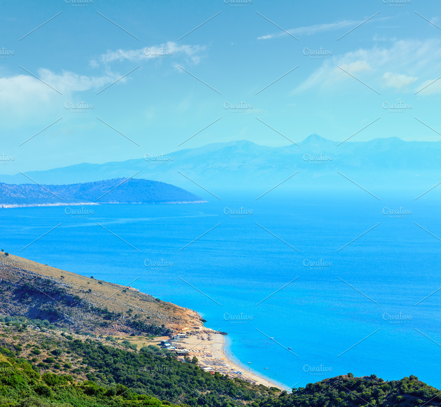 Adriatic summer coast (Albania)., a Nature Photo by YuriyB