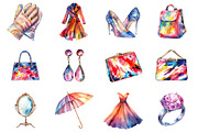 Shopping & Sales Fashion Clipart, an Illustration by Design Market (Thumbnail 3 of 3)